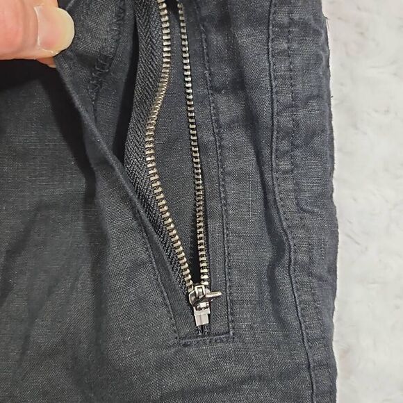 Athleta Size 4 Cabo Linen Jogger Black Casual Comfy Lounge see description - Picture 6 of 11